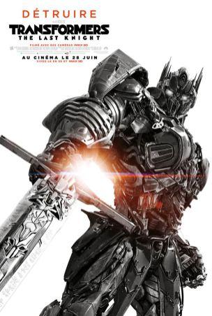 Transformers, The last Knight - Affiche