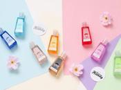 Shooting coloré Gels mains nettoyant Merci Handy