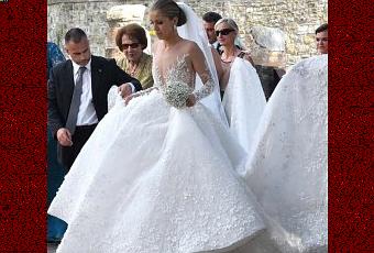 Victoria Swarovski brille la robe de mariée la plus chère dans l'histoire -  Paperblog