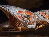 Chaque soir, l’Opéra Sydney s’illuminer couleurs l’art aborigène