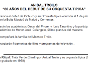 l'orchestre Troilo Palacio Carlos Gardel l'affiche]