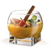 Soupe de Tomates, Basilic, ail et vinaigre balsamique Verrine 12cl - Lot de 6 - Carat - Durobor