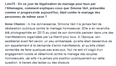 I.M. Simone Veil, une icône historique contre l’extrême-droite
