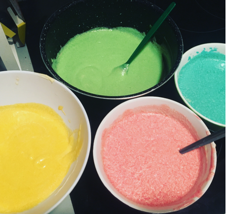 Mon premier rainbow cake