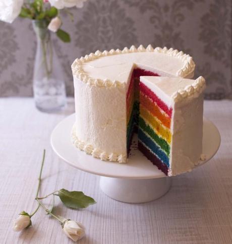 Mon premier rainbow cake
