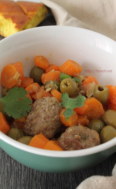 Boulettes de bœuf carottes