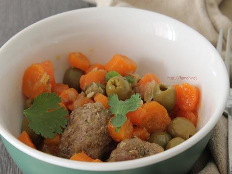Boulettes de bœuf carottes