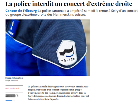 la Police Suisse serait-elle moins conne que la Police française ? #antifa