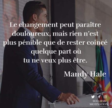 Le changement peut paraître douloureux