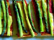 Pizza tomates asperges