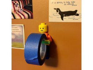 Lego_man. Holder toilet paper