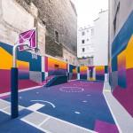 SPORT : Un terrain de basket ARTY à Paris