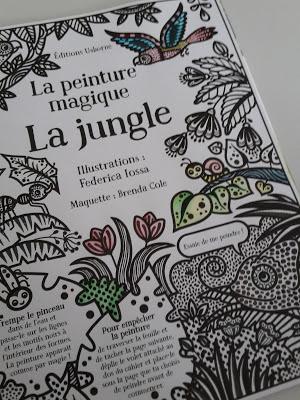 Collection LA PEINTURE MAGIQUE : La jungle - Sous la mer - Les palais des fées