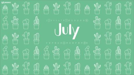 Calendrier Juillet 2017 – Calendar July 2017