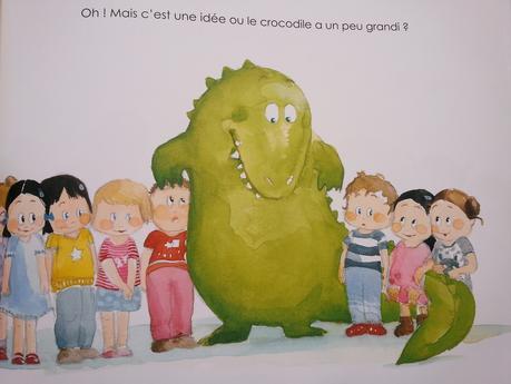 Le crocodile de l'école. Christine NAUMANN-VILLEMIN et Marianne BARCILON – 2016 (Dès 3 ans)