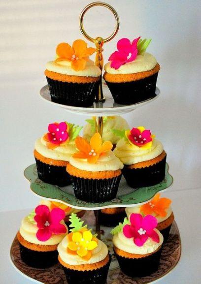 cupcakes tropical