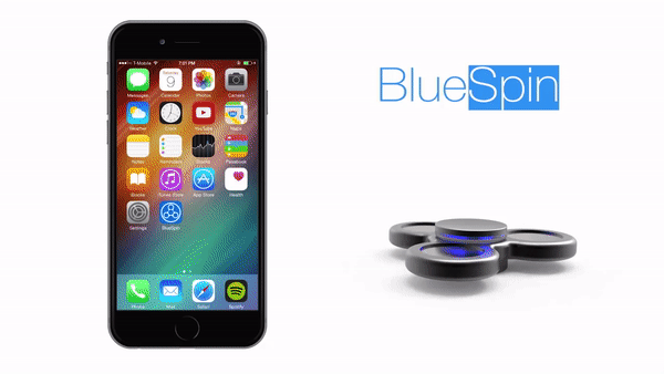 hand spinner connecte bluespin - BlueSpin : le premier hand spinner connecté (Bluetooth)