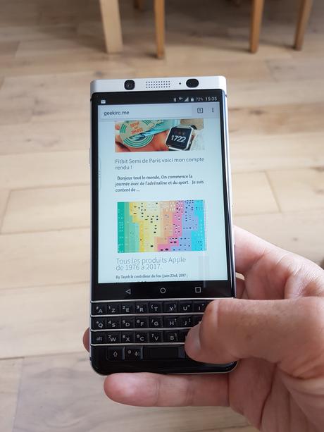 Mon avis sur le BlackBerry Keyone est enfin disponible !