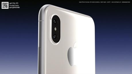 iPhone 8 blanc concept 4 - iPhone 8 : de jolis rendus d'un modèle blanc