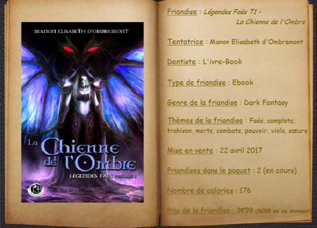 Légendes Faës T1 - La Chienne de l'Ombre - Manon Elisabeth d'Ombremont