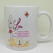 Mug prénom Lily la Plume