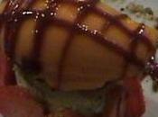 Parfait pistache fraises, léger crumble, doux vanillé sorbet carotte