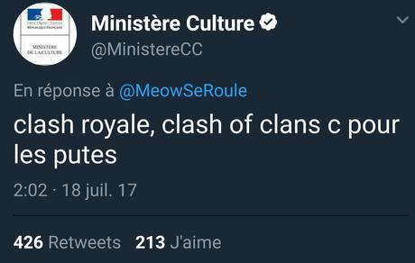 Si à 13 ans, t'as piraté de compte Twitter du Ministère de la Culture...