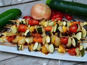 Brochettes légumes