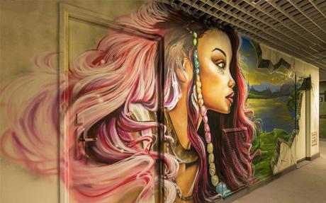 100 street-artistes revisitent cinq étages de la Cité Universitaire à Paris