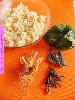 Galettes de riz aux algues et à la bourrache (Vegan)