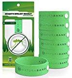 Naturabnd- Bracelets anti-moustiques - Paquet de 7 - Contrôle Totalement Naturel des Bugs & des Insectes SANS DEET