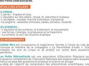 Mini-Stage Cirque sciences