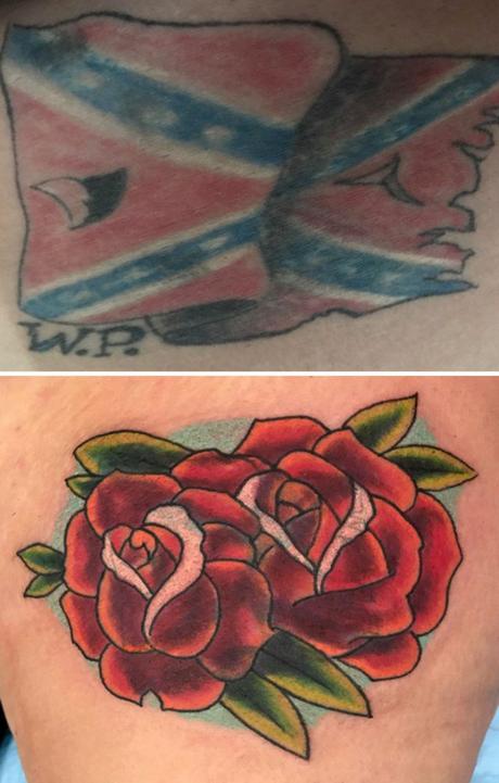 Il ôte d’anciens tatouages racistes gratuitement