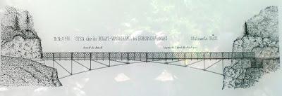 Retour au Marienbrücke / Pöllatbrücke. Photographies.