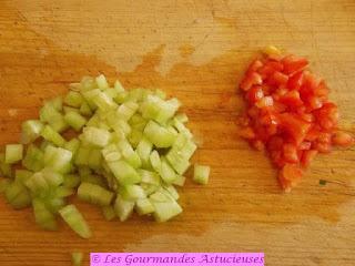 Salade de Haricots noirs au concombre et à la tomate (Vegan)