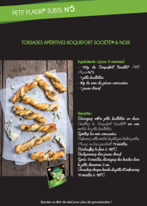 Wrap au Roquefort Société® et jambon cru #recette