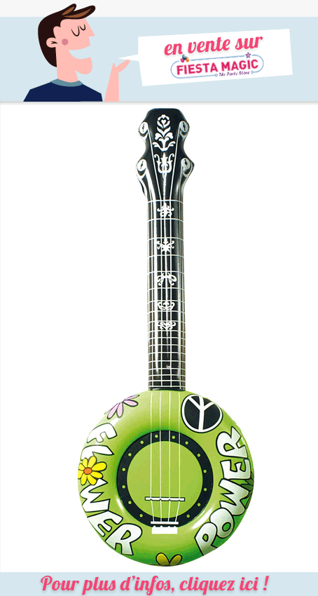 Guitare gonflable accessoire