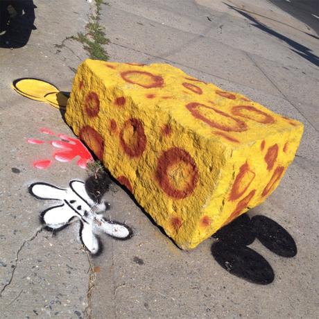 Le street artiste Tom Bob s’empare des rues de New-York