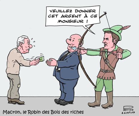 Emmanuel Macron, le Robin des Bois des riches