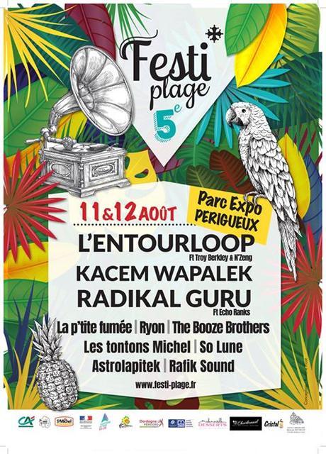 Festi Plage à Périgueux le 11 & 12 Août 2017