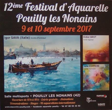 12ème festival d’aquarelle de Pouilly-les-Nonains