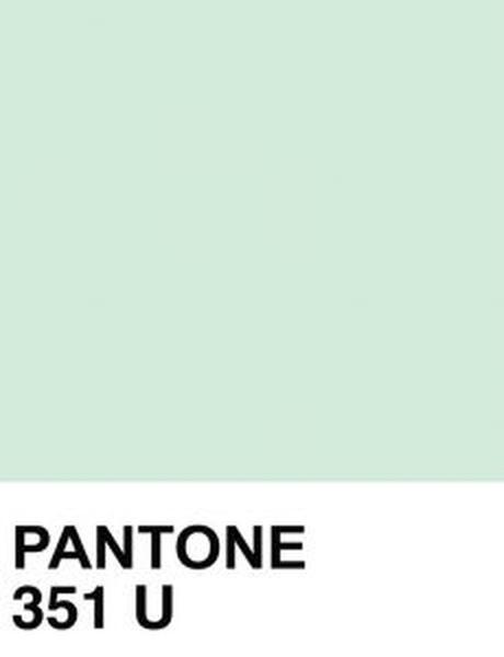 pantone couleur mint 351 U