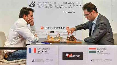 Ronde 6, le Français Etienne Bacrot annule contre le Hongrois Peter Leko - Photo © site officiel