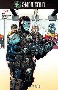 Royals #5, X-Men Gold #8, X-Men Blue #7, X-Men Blue #8