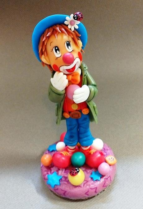 Clown en porcelaine froide Clown en porcelaine froide