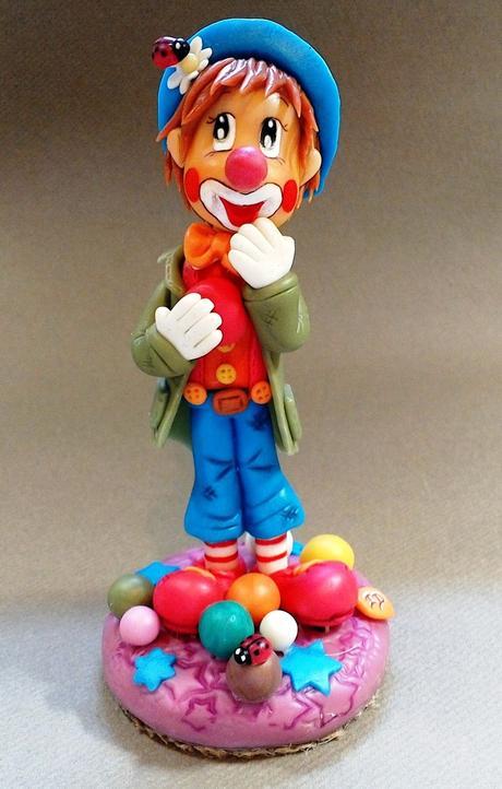 Clown en porcelaine froide Clown en porcelaine froide