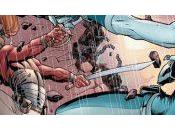 Premier aperçu Domino prend pose pour Deadpool