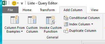 Power Query Ajout Index