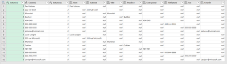 Power Query plusieurs colonnes conditionnelles