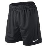 Nike Short de football Park Knit avec slip intégré pour homme Noir/Noir - large